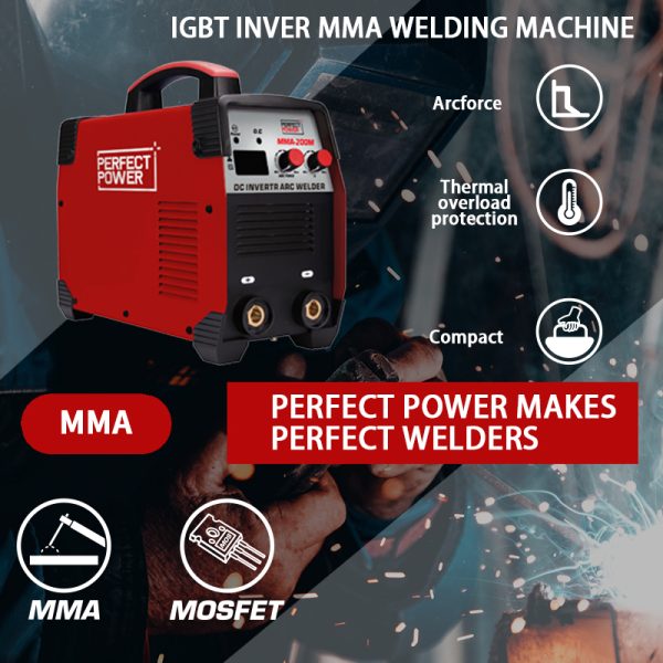 آلة لحام MMA-200M العاكس MMA